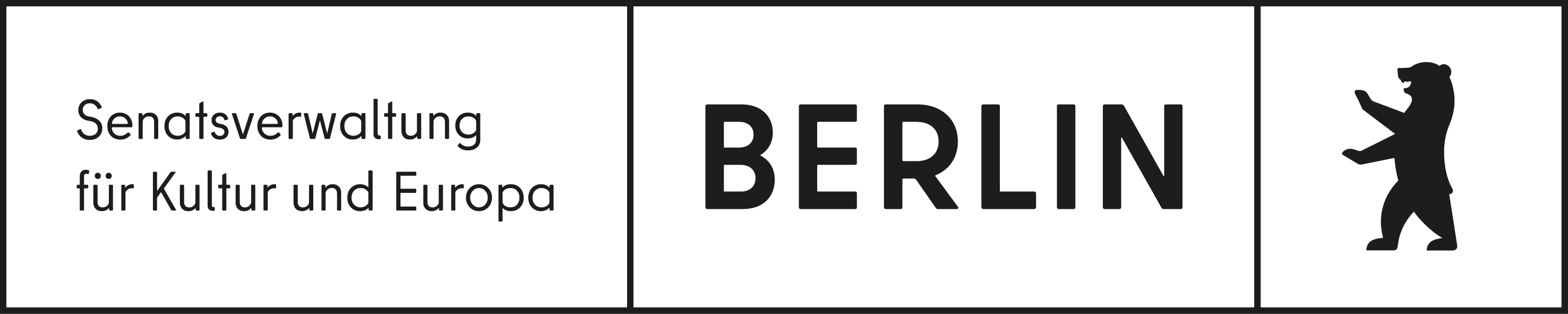 Logo Senate Department for Culture and Europe Berlin
